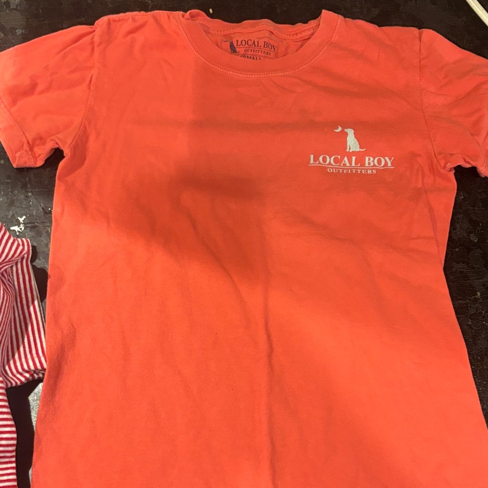 Local Boy Outfitters Kids Short Sleeve Tee - red
